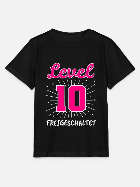 10. Geburtstag Mädchen 10 Jahre 2010 Geschenk - Stanley/Stella Kinder T-Shirt MINI CREATOR  - Schwarz