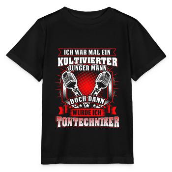 Tontechniker Veranstaltungstechniker Tontechnik Ge - Stanley/Stella Kinder T-Shirt MINI CREATOR  - Schwarz - Vorne - Mikhail (115cm)