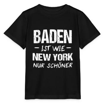 Baden Badener Baden-Württemberg Geschenk - Stanley/Stella Kinder T-Shirt MINI CREATOR  - Schwarz - Vorne - Mikhail (115cm)