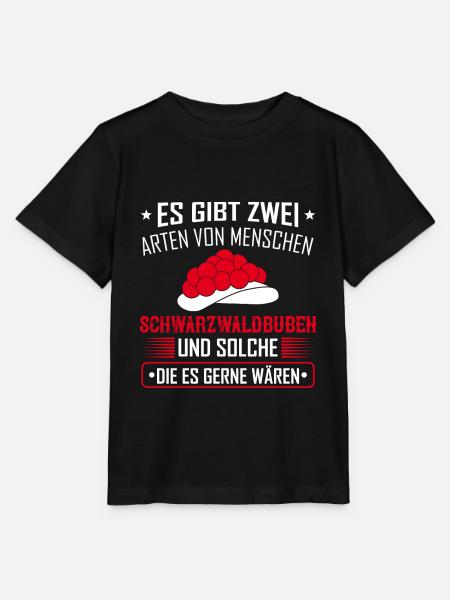Schwarzwaldbub Schwarzwälder Schwarzwald Geschenk - Stanley/Stella Kinder T-Shirt MINI CREATOR  - Schwarz