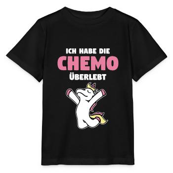 Chemo Chemotherapie Cancer Geschenk - Stanley/Stella Kinder T-Shirt MINI CREATOR  - Schwarz - Vorne - Mikhail (115cm)