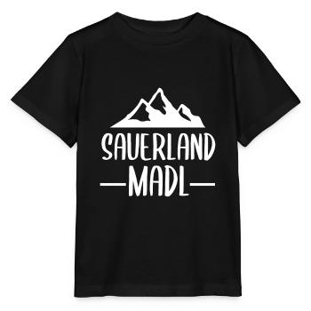 Sauerland Madl Sauerländer Nordrhein-Westfalen - Stanley/Stella Kinder T-Shirt MINI CREATOR  - Schwarz - Vorne - Mikhail (115cm)