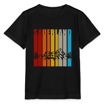 Sauerland Sauerländer Nordrhein-Westfalen Geschenk - Stanley/Stella Kinder T-Shirt MINI CREATOR  - Schwarz - Vorne - Mikhail (115cm)