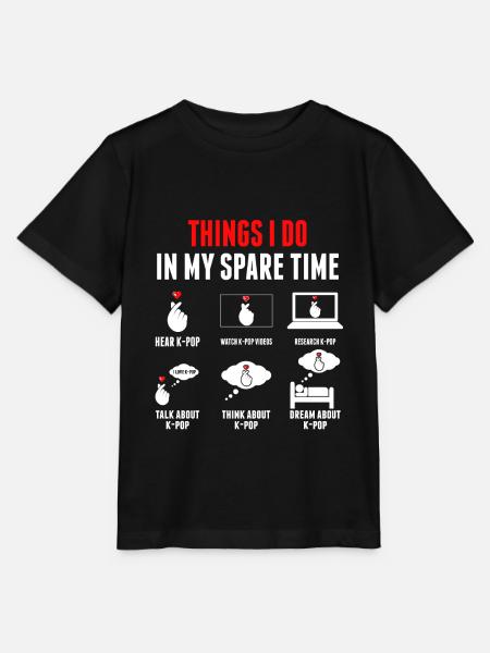 Kpop K-pop Merch K-Pop-Fracht-Geschenk - Stanley/Stella Kinder T-Shirt MINI CREATOR  - Schwarz