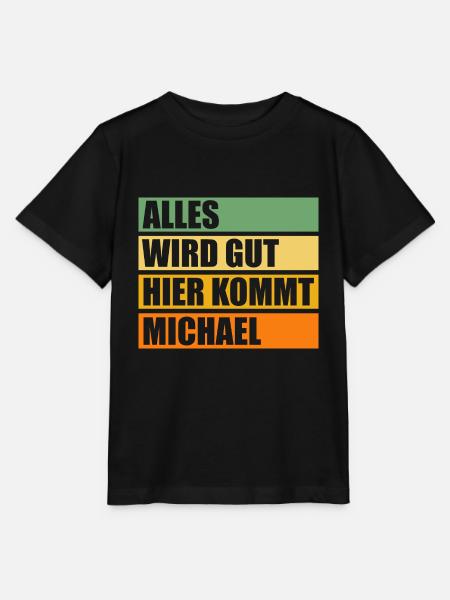 Michael - Stanley/Stella Kinder T-Shirt MINI CREATOR  - Schwarz