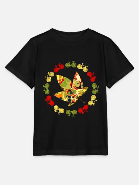 fahrrad herbst e 41 - Stanley/Stella Kinder T-Shirt MINI CREATOR  - Schwarz