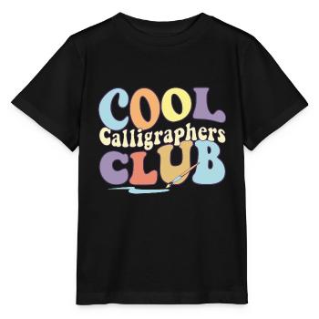 Cool Calligraphers Club Calligraphy Professional - Stanley/Stella MINI CREATOR Kids’ T-Shirt - black - Front - Mikhail (115cm)