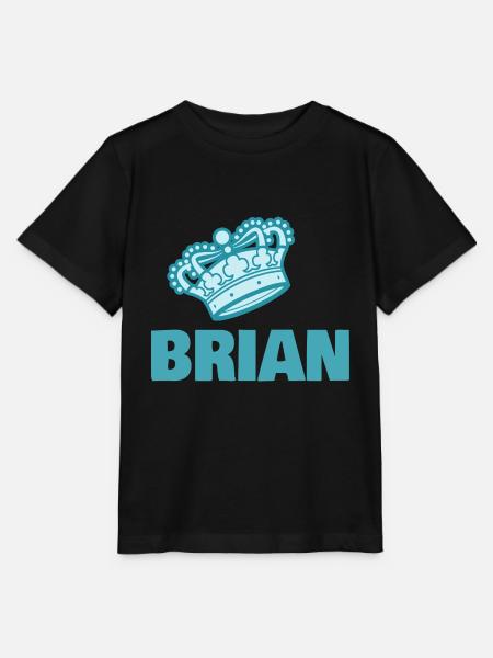 Vorname Brian - Stanley/Stella Kinder T-Shirt MINI CREATOR - Schwarz