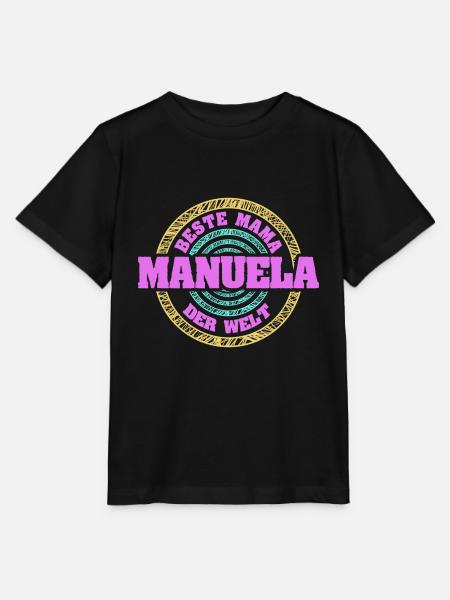 Mutter Manuela - Stanley/Stella Kinder T-Shirt MINI CREATOR - Schwarz