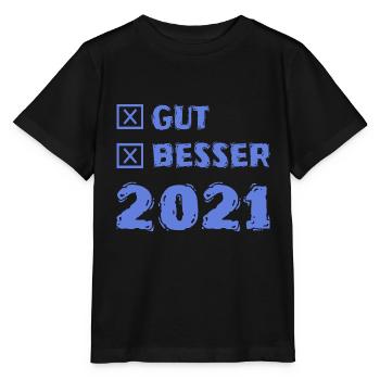 Besser 2021 - Stanley/Stella Kinder T-Shirt MINI CREATOR  - Schwarz - Vorne - Mikhail (115cm)