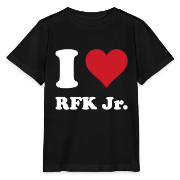 I Coeur RFK JR - T-shirt bio MINI CREATOR Stanley/Stella Enfant - noir - Devant - Mikhail (115cm)