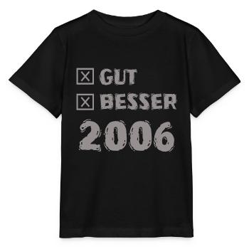 Besser 2006 - Stanley/Stella Kinder T-Shirt MINI CREATOR  - Schwarz - Vorne - Mikhail (115cm)
