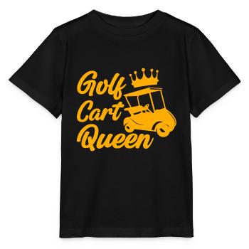 Golf Cart Queen 4 - Stanley/Stella MINI CREATOR Kids’ T-Shirt - black - Front - Mikhail (115cm)