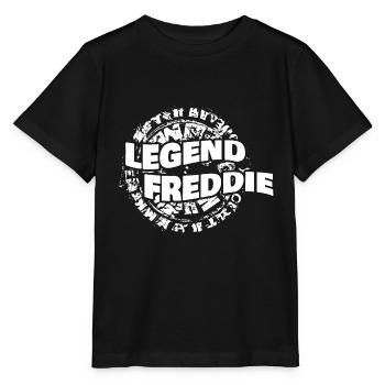Man Freddie - Stanley/Stella MINI CREATOR Kids’ T-Shirt - black - Front - Mikhail (115cm)
