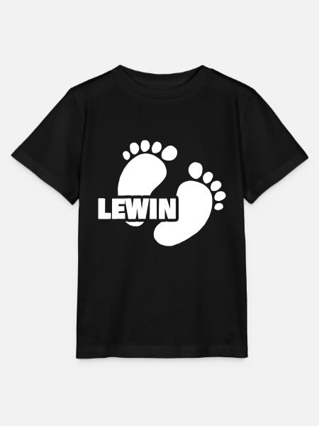 Lewin als Geburt - Stanley/Stella Kinder T-Shirt MINI CREATOR  - Schwarz