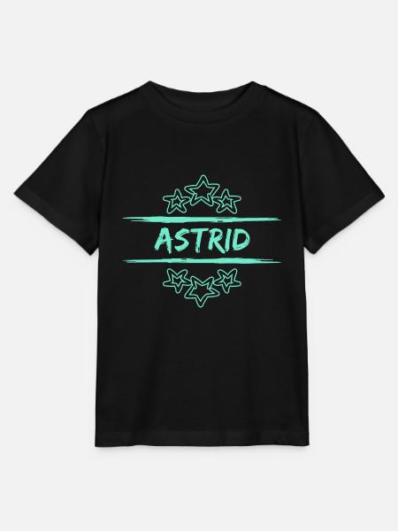 Astrid - Stanley/Stella Kinder T-Shirt MINI CREATOR - Schwarz