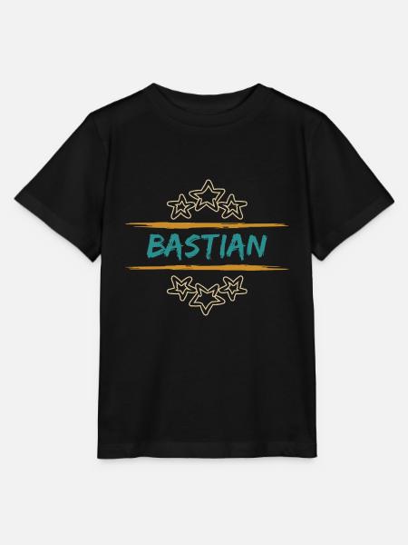 Bastian Bastian - Stanley/Stella Kinder T-Shirt MINI CREATOR - Schwarz