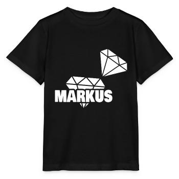 Kostbar Markus - Stanley/Stella Kinder T-Shirt MINI CREATOR  - Schwarz - Vorne - Mikhail (115cm)
