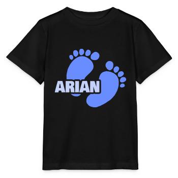 Geburt Arian - Stanley/Stella Kinder T-Shirt MINI CREATOR  - Schwarz - Vorne - Mikhail (115cm)