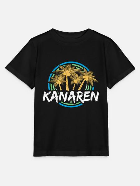 Kanaren als Urlaub - Stanley/Stella Kinder T-Shirt MINI CREATOR - Schwarz