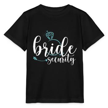 Bachelorette Party | Bride Security - Stanley/Stella MINI CREATOR Kids’ T-Shirt - black - Front - Mikhail (115cm)