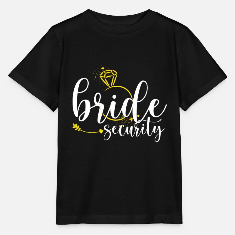 Bride Security Junggesellinnenabschied - Stanley/Stella Kinder T-Shirt MINI CREATOR  - Schwarz
