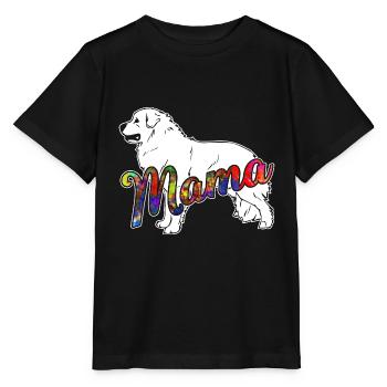 Great Pyrenees Great Pyrenees Mama - Stanley/Stella MINI CREATOR Kids’ T-Shirt - black - Front - Mikhail (115cm)