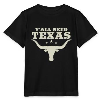 Vous avez tous besoin du Texas - T-shirt bio MINI CREATOR Stanley/Stella Enfant - noir - Devant - Mikhail (115cm)