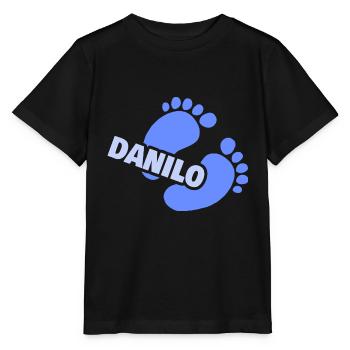 Birth of Danilo - Stanley/Stella MINI CREATOR Kids’ T-Shirt - black - Front - Mikhail (115cm)