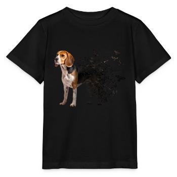 Beagle - T-shirt bio MINI CREATOR Stanley/Stella Enfant - noir - Devant - Mikhail (115cm)