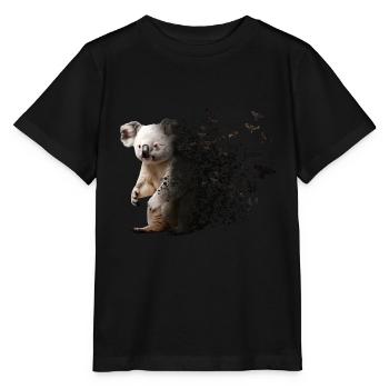 Koala - T-shirt bio MINI CREATOR Stanley/Stella Enfant - noir - Devant - Mikhail (115cm)