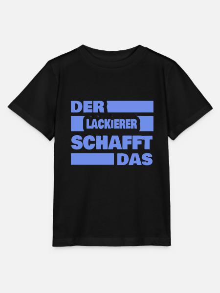 Arbeit Lackierer - Stanley/Stella Kinder T-Shirt MINI CREATOR - Schwarz