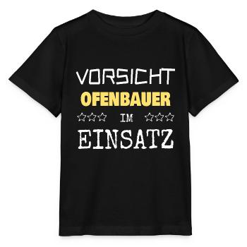 Ofenbauer als Berufung - Stanley/Stella Kinder T-Shirt MINI CREATOR  - Schwarz - Vorne - Mikhail (115cm)