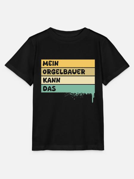 Beruf Orgelbauer - Stanley/Stella Kinder T-Shirt MINI CREATOR - Schwarz