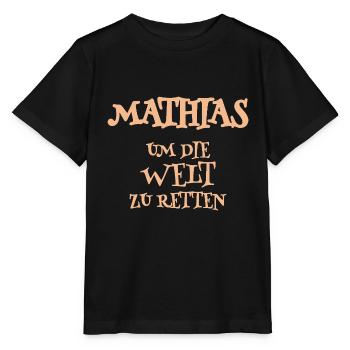 Helfer Mathias - Stanley/Stella Kinder T-Shirt MINI CREATOR  - Schwarz - Vorne - Mikhail (115cm)