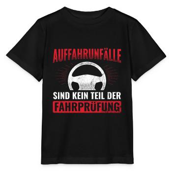 Auffahrunfälle Kein Teil Fahrprüfung Fahrschule - Stanley/Stella Kinder T-Shirt MINI CREATOR  - Schwarz - Vorne - Mikhail (115cm)