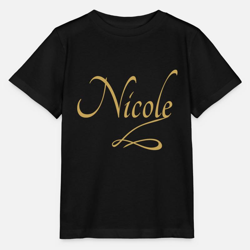 Nicole - T-shirt bio MINI CREATOR Stanley/Stella Enfant - noir