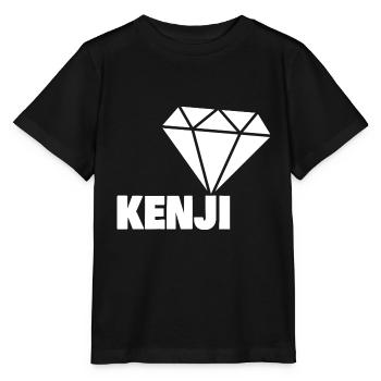 Geschenk für Kenji - Stanley/Stella Kinder T-Shirt MINI CREATOR  - Schwarz - Vorne - Mikhail (115cm)