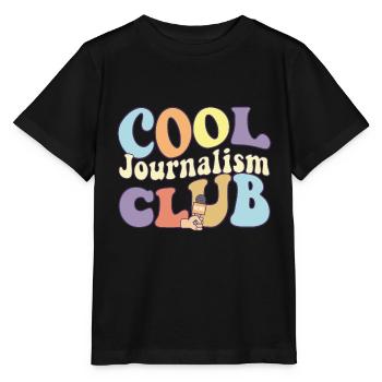 Cool Journalism Club Journalist Squad Writer - Stanley/Stella MINI CREATOR Kids’ T-Shirt - black - Front - Mikhail (115cm)