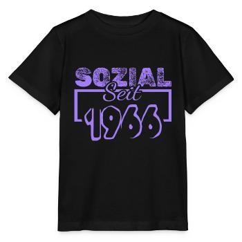 Sozial 1966 - Stanley/Stella Kinder T-Shirt MINI CREATOR  - Schwarz - Vorne - Mikhail (115cm)