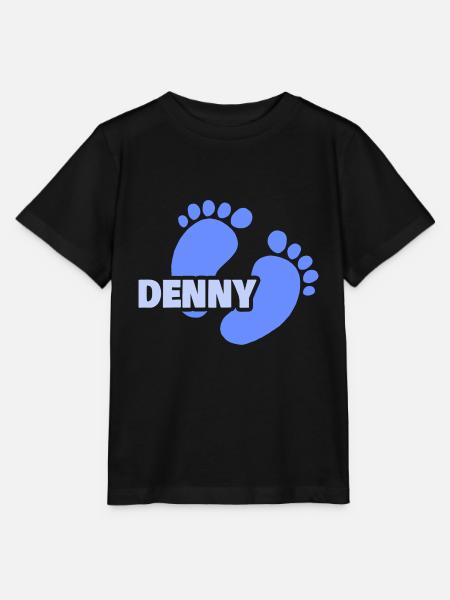 Geschenk für Denny - Stanley/Stella Kinder T-Shirt MINI CREATOR - Schwarz