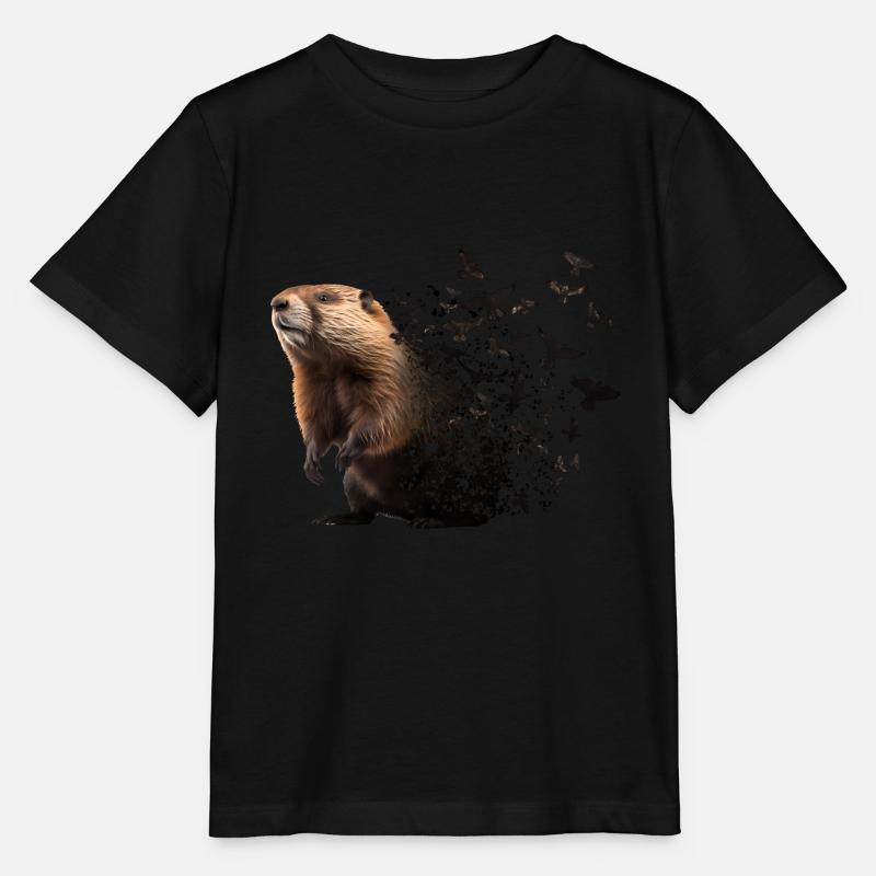 Biber - Stanley/Stella Kinder T-Shirt MINI CREATOR - Schwarz