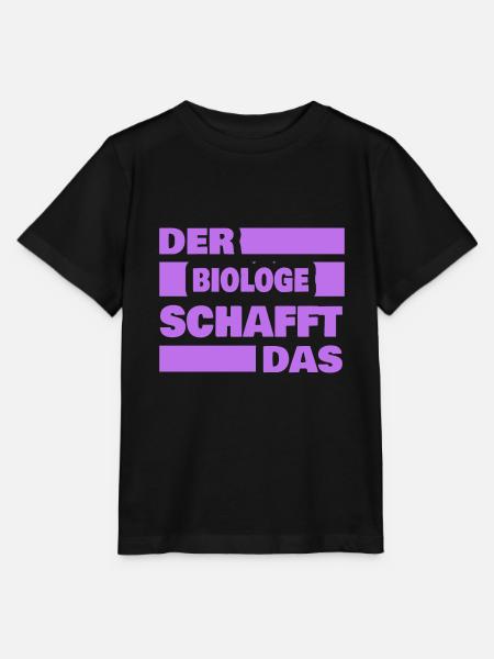 Geschenk für Biologe - Stanley/Stella Kinder T-Shirt MINI CREATOR - Schwarz