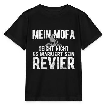 Mofa Seicht Nicht Markiert Sein Revier Mofa - Stanley/Stella Kinder T-Shirt MINI CREATOR  - Schwarz - Vorne - Mikhail (115cm)