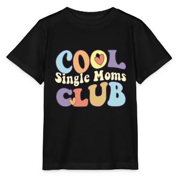 Cool Single Moms Club Nouvellement divorcé Parent célibataire - T-shirt bio MINI CREATOR Stanley/Stella Enfant - noir - Devant - Mikhail (115cm)