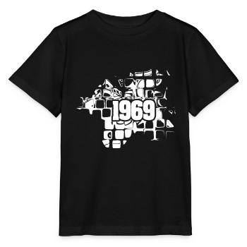 1969 - Stanley/Stella Kinder T-Shirt MINI CREATOR  - Schwarz - Vorne - Mikhail (115cm)