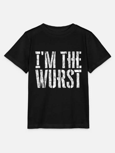 I'm The Wurst 3 - Stanley/Stella Kinder T-Shirt MINI CREATOR  - Schwarz