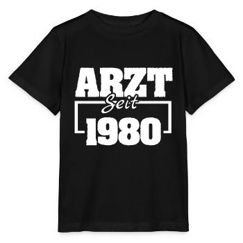 Ophthalmologist 1980 - Stanley/Stella MINI CREATOR Kids’ T-Shirt - black - Front - Mikhail (115cm)