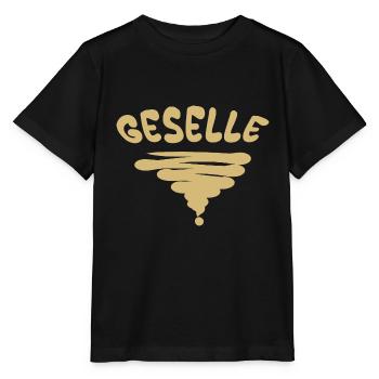 Geselle - Stanley/Stella Kinder T-Shirt MINI CREATOR  - Schwarz - Vorne - Mikhail (115cm)
