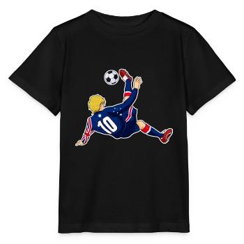 Australian National Soccer Team I Football - Stanley/Stella Kinder T-Shirt MINI CREATOR  - Schwarz - Vorne - Mikhail (115cm)